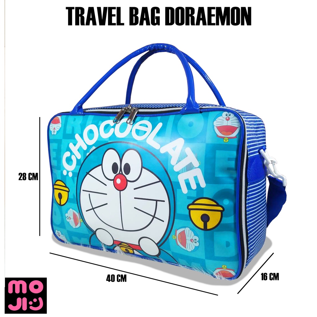 Tas mudik Tas travel bag pakaian motif karakter ukuran besar tas selempang Moji 1