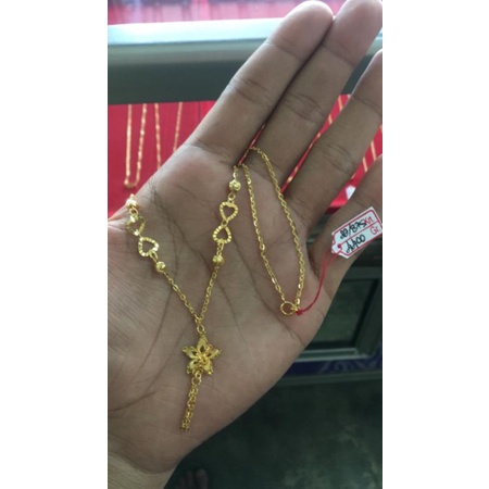 kalung emas kadar 22 karat 875%