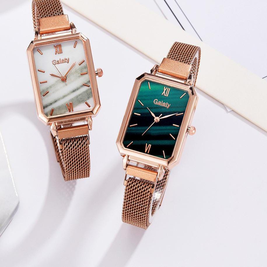 (SS) Jam Tangan Wanita New Style Analog Strap Magnet DG-1211