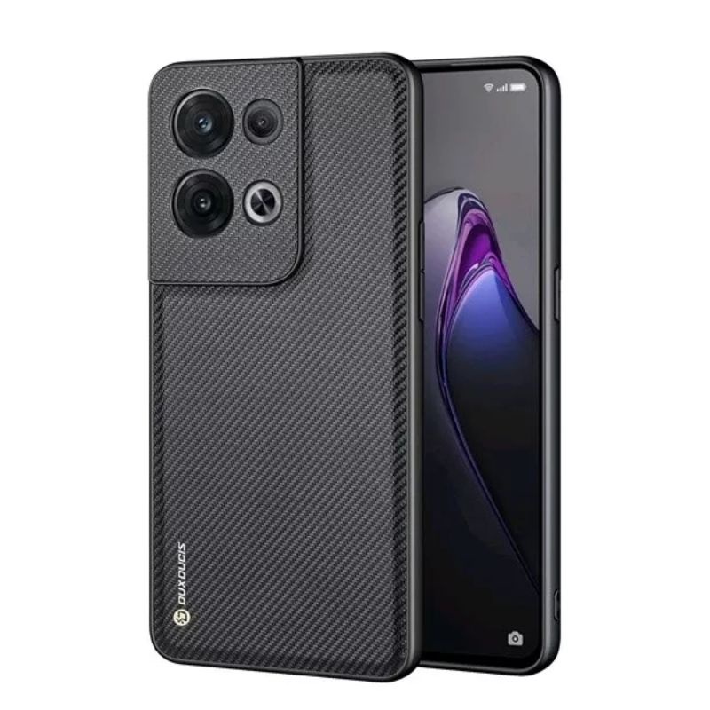 OPPO RENO 8 5G COVER DUX DUCIS FINO SERIES NYLON SOFT CASING SOFTCASE SILIKON CASE - BLACK, RENO 8 5G