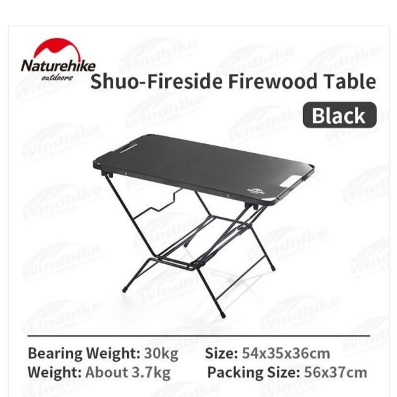 MEJA LIPAT FIREWOOD TABLE NATUREHIKE NH22JU023 []
