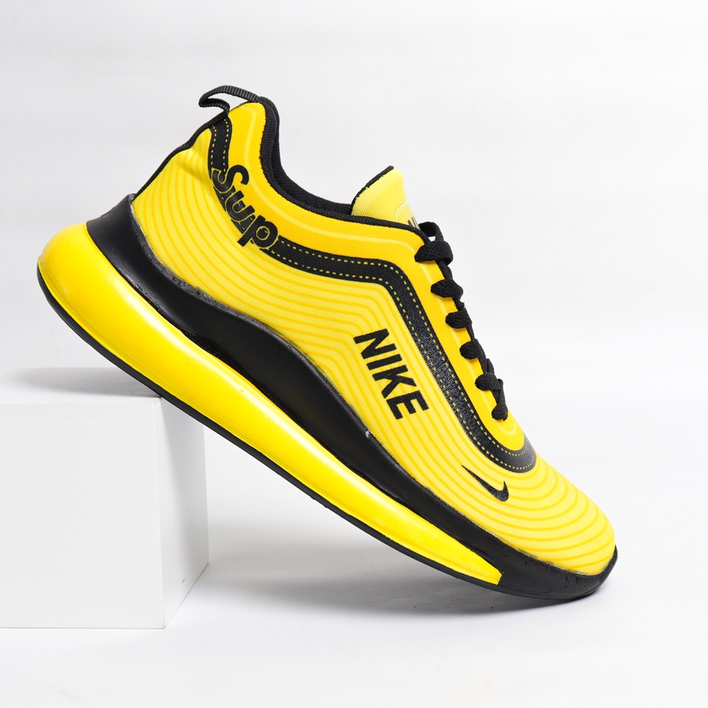 Sepatu Nike Air Running Pria / Sepatu Nike Olahraga Lari Jogging Senam Premium Import Kuning