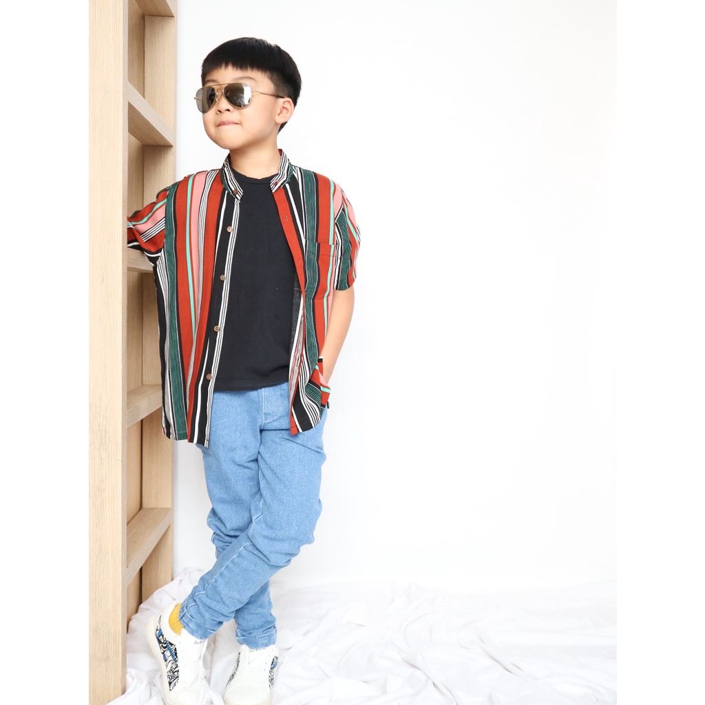 JIRO SHIRT Kemeja lengan pendek premium by ht clothingline
