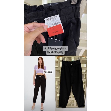 Celana stradivarius sale baggy jeans sz XS