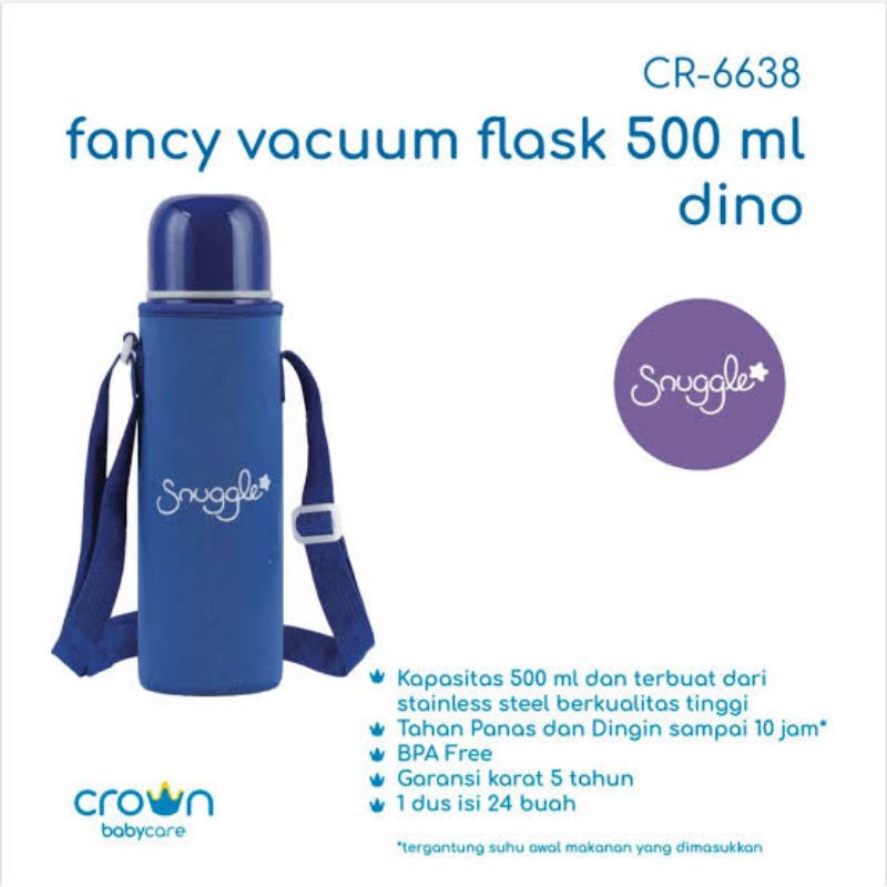 Snuggle Fancy Vacuum Flask 500ml / Botol Minum / Botol Termos