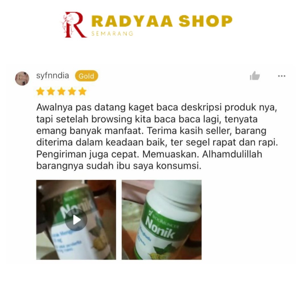 Sido Muncul Nonik 30 Kapsul Herbal - Mengkudu Meringankan Kencing Manis