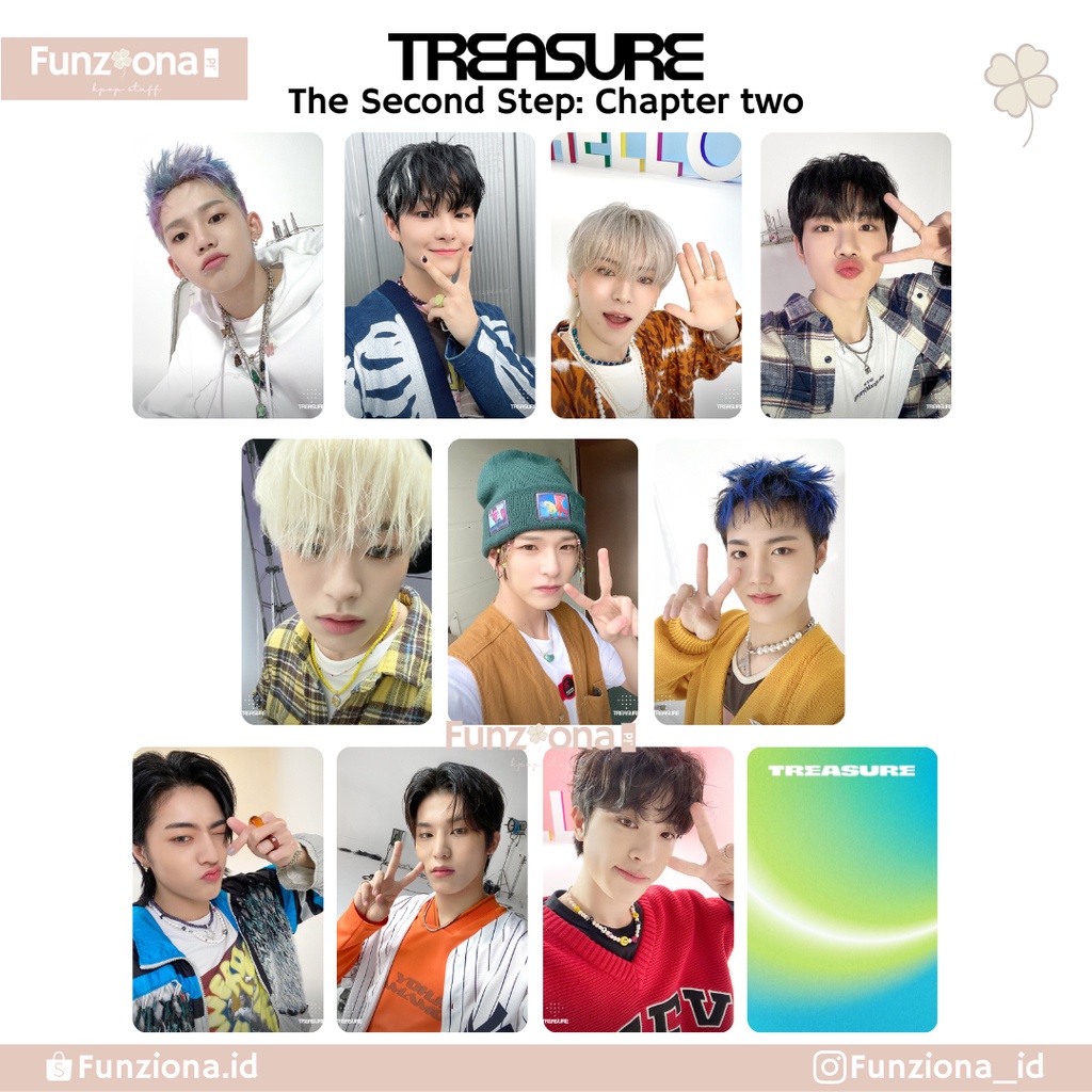 TREASURE PHOTOCARD TSS CH2 SELFIE || PAJAMA EVENT 1TheK || DECO PC TMC