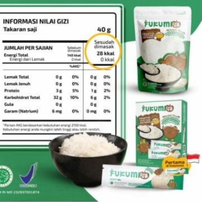 

✨BIG SALE✨ FUKUMI BERAS PORANG BOX 7 SACHET ORIGINAL !!