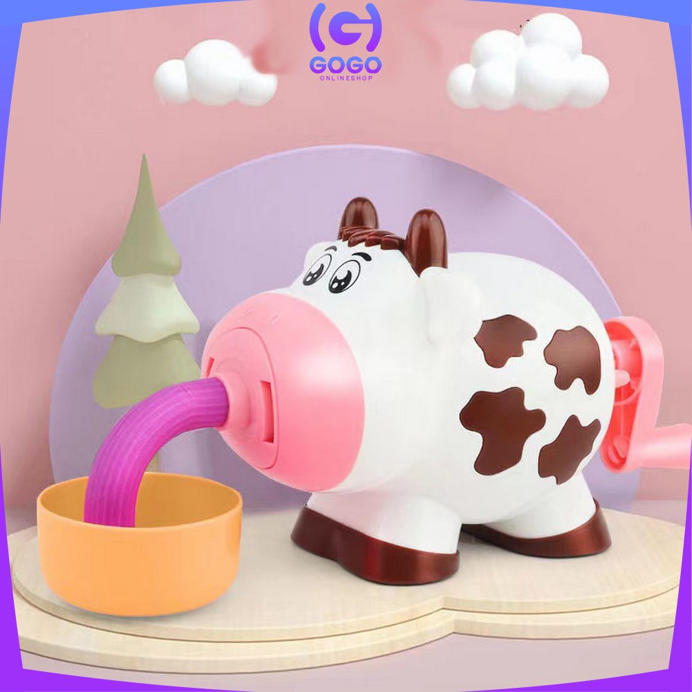 GOGO-M281 Mainan Edukasi Anak Plastisin Bentuk Sapi Cow Dream Clay / Maenan Set Lilin Tanah Liat Toys Kids