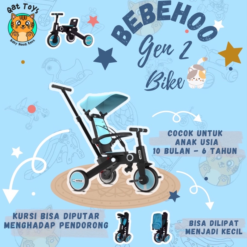 SEWA SEPEDA BEBEHOO GEN 2 BIKE