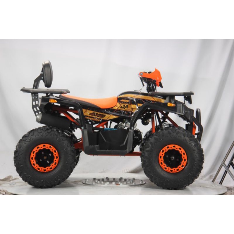 ATV NEW DAZZLE 125CC MANUAL DOBLE KNALPOT + SANDARAN BELAKANG MODEL TERBARU