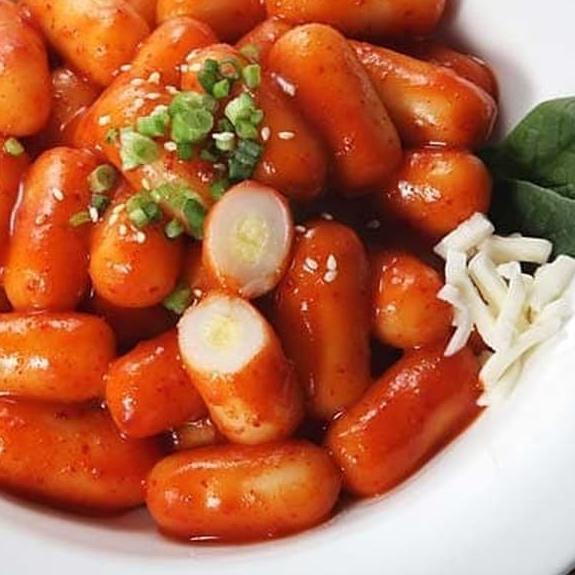 

EXCLUSIVE!Cheese Topokki Tteokbokki Keju Instan Set + Saus Toppoki Korea 300 gram Halal|SQ1