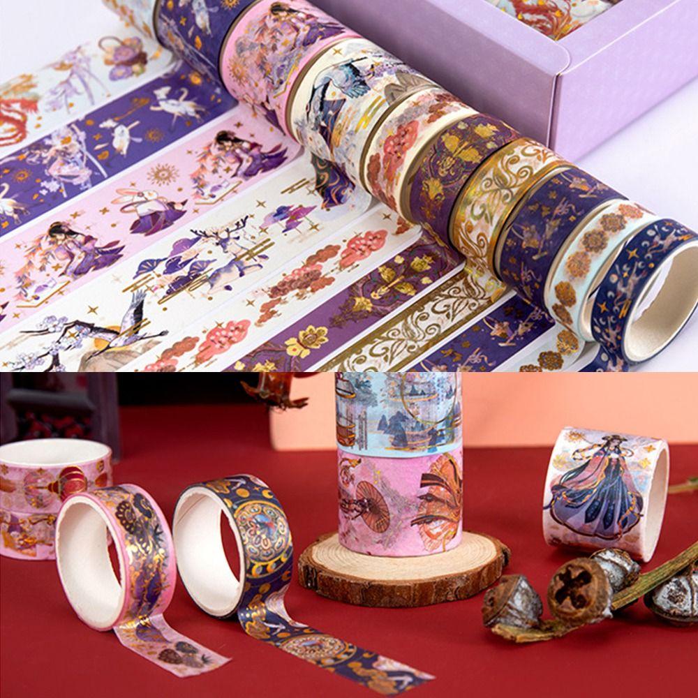 Nanas 20Roll /Set Washi Tape Sastra Kualitas Tinggi Scrapbooking Kreatif Sedikit Segar INS DIY Bahan