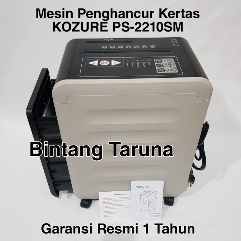 Mesin Penghancur Kertas Kozure PS-2210SM Paper Shredder Kozure PS2210SM Office Shredder Kozure PS-2210