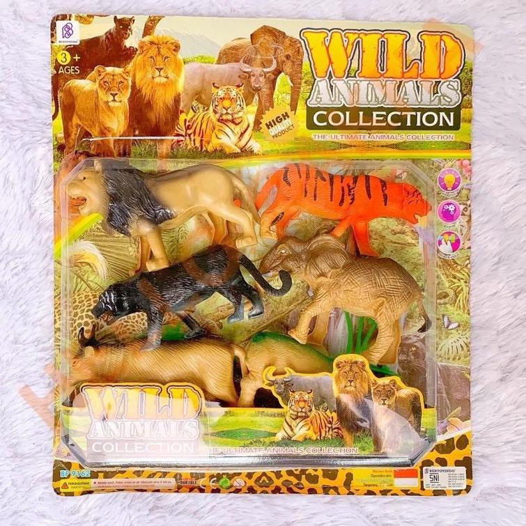 MAINAN FARM & WILD & ZOO ANIMALS COLLECTION / ANIMAL SET PLASTIK / HEWAN BINATANG {GIN.18Oc22r}
