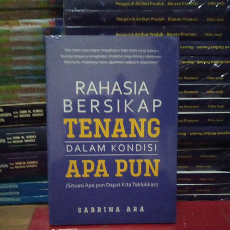 

rahasia bersikap TENANG dalam kondisi APAPUN