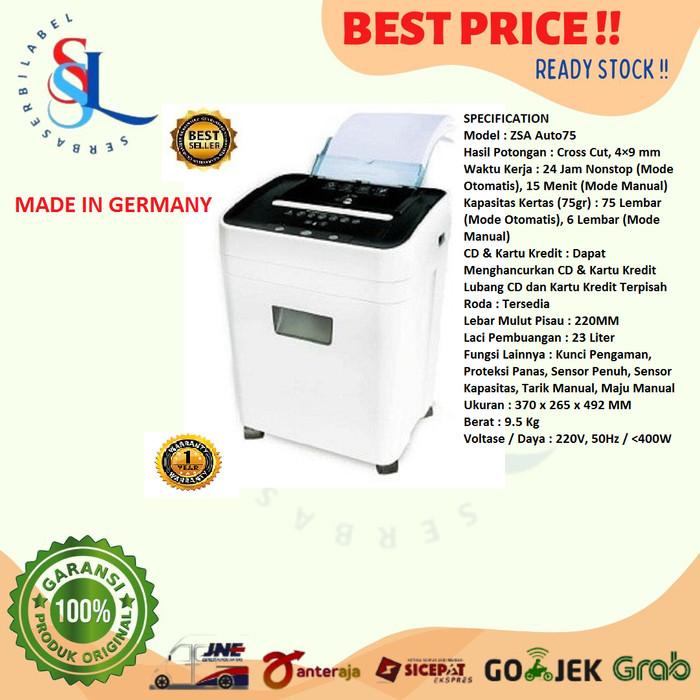 ZSA Auto75 Mesin Penghancur Kertas Auto-75 Paper Shredder Document