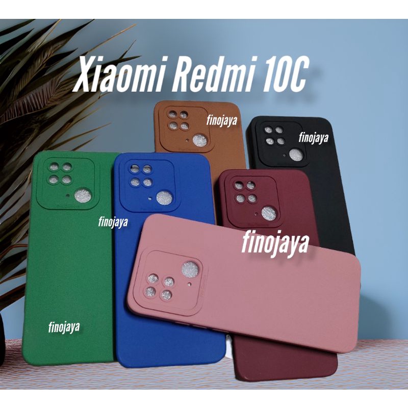 Case Macaron Xiaomi Redmi 10c Silikon Casing Selicon Softcase Pelindung Pro Camera