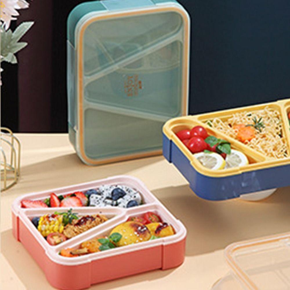 Preva Lunch Box Camping Piknik Untuk Pelajar Pekerja Kantor Wadah Makanan Anti Bocor