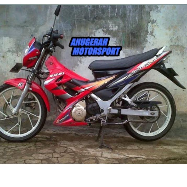 BISA COD ✔️striping satria Fu Thailand merah hitam 2004 2005 2006|KD4
