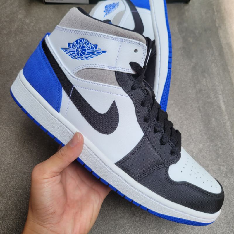 Air Jordan 1 Mid SE Union Royal Blue Toe || 2020 hyper pine green