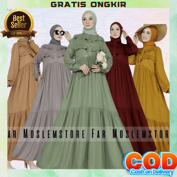 Gamis Kondangan Perempuan Dewasa Gsmis Remaja Termurah Gmis Muslimah Polos Gsmis Kondangan Pesta Baj