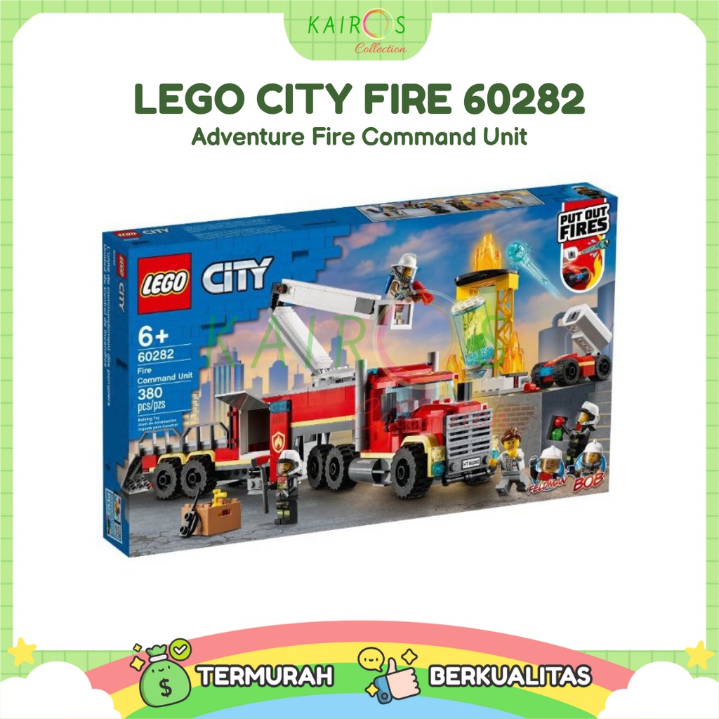 Lego City Adventure Fire Command 60282 Speed Build