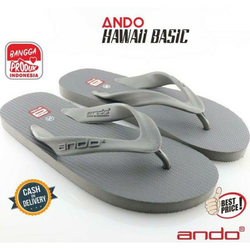 Sandal Japit Pria Ando Hawaii 40-46 Original Jumbo