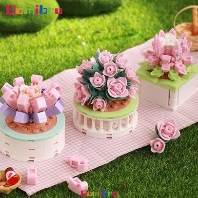 "'''] Mainan Anak Perempuan Lego Bunga Flower Mainan Balok kayu