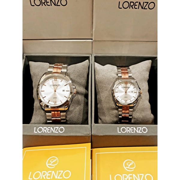 jam tangan couple lorenzo 5703 original