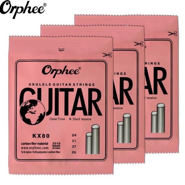 Orphee Kx80 4pcs / Set Senar  Ukulele Strings Tuning GCEA Senar Nylon Ukulele