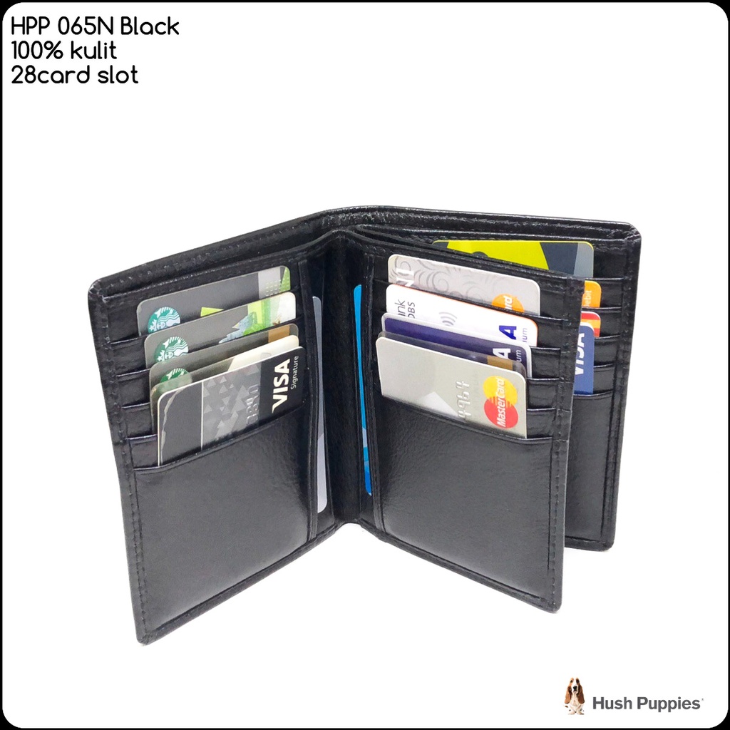 dompet hush puppies 065N super premium dompet cowok dompet kulit dompet murah dompet kartu