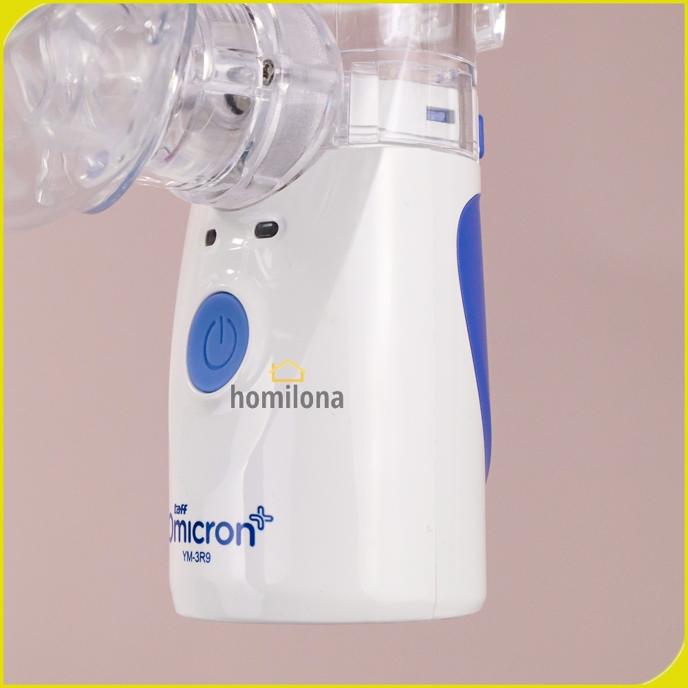 Alat Terapi Pernafasan Asma Inhale Nebulizer TaffOMICRON YM 3R9 White