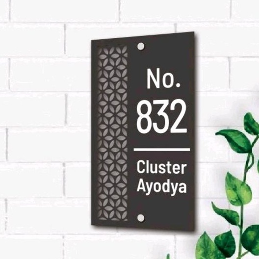 NOMOE RUMAH AKRILIK TIMBUL, NOMOR RUMAH AKRILIK KEKINIAN, NOMOR RUMAH MODEL TIMBUL KEKINIAN