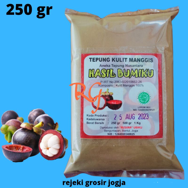 

Tepung Kulit Manggis kemasan 250 GRAM/Extra Kulit Manggis kemasan 250 GRAM