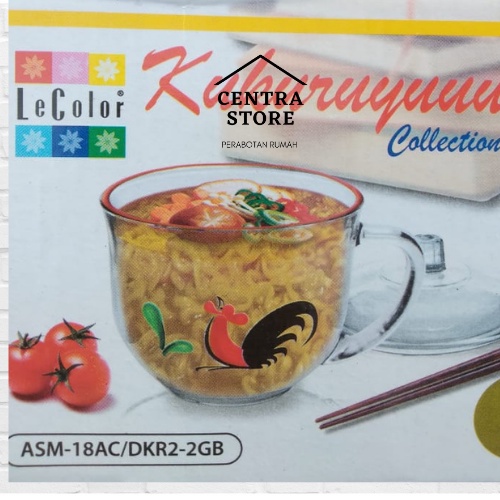 Kukuruyuk Mangkok Mug Mie Ayam Jago dengan Tutup