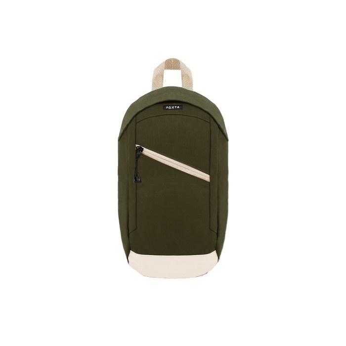 PROMO TAS WANITA Tas Ransel Pria Wanita - Paxta Backpack 01 - Kanvas - Esgotado - Olive Cream SEKOLA
