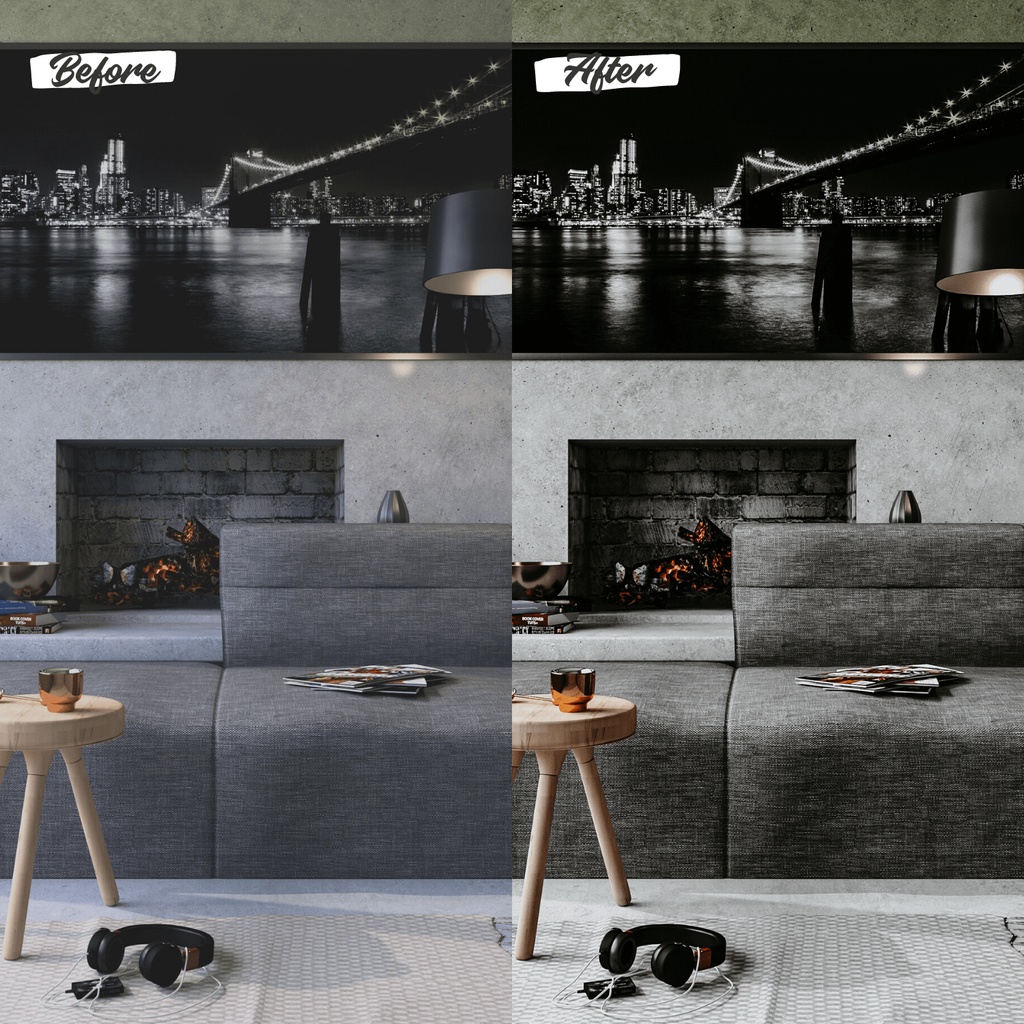 6  Lightroom Preset Interior IOS/Dekstop