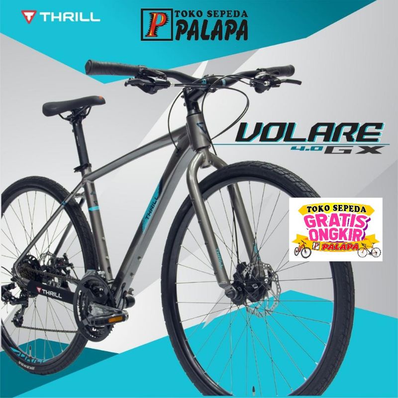 MTB 700C THRILL VOLARE GX 4.0 NEW Sepeda Gunung Hybrid 4