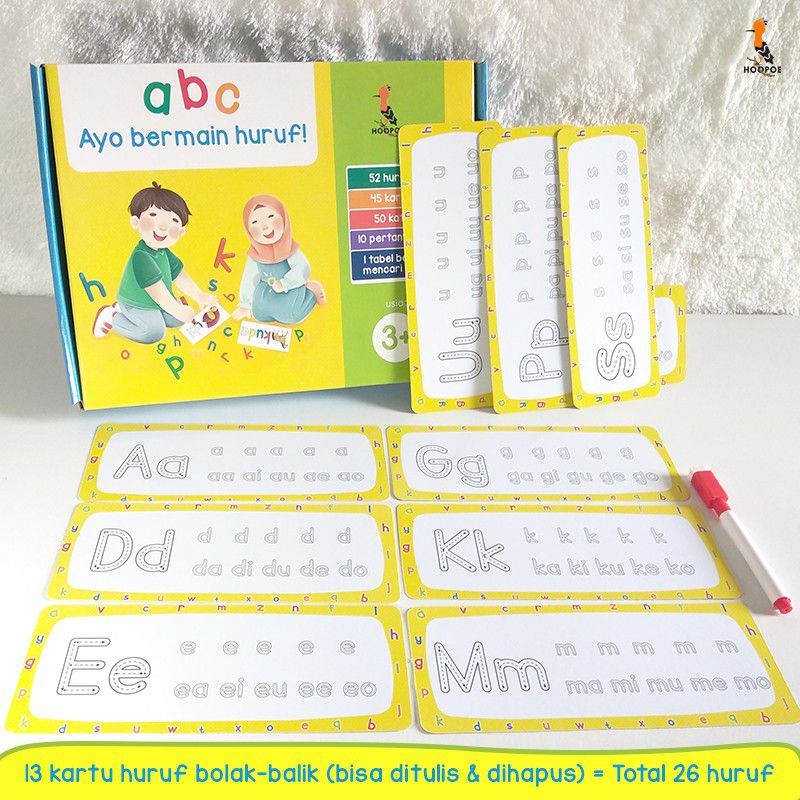 Jual abc bermain huruf / ready stock / hoopoe / spelling games | Shopee ...