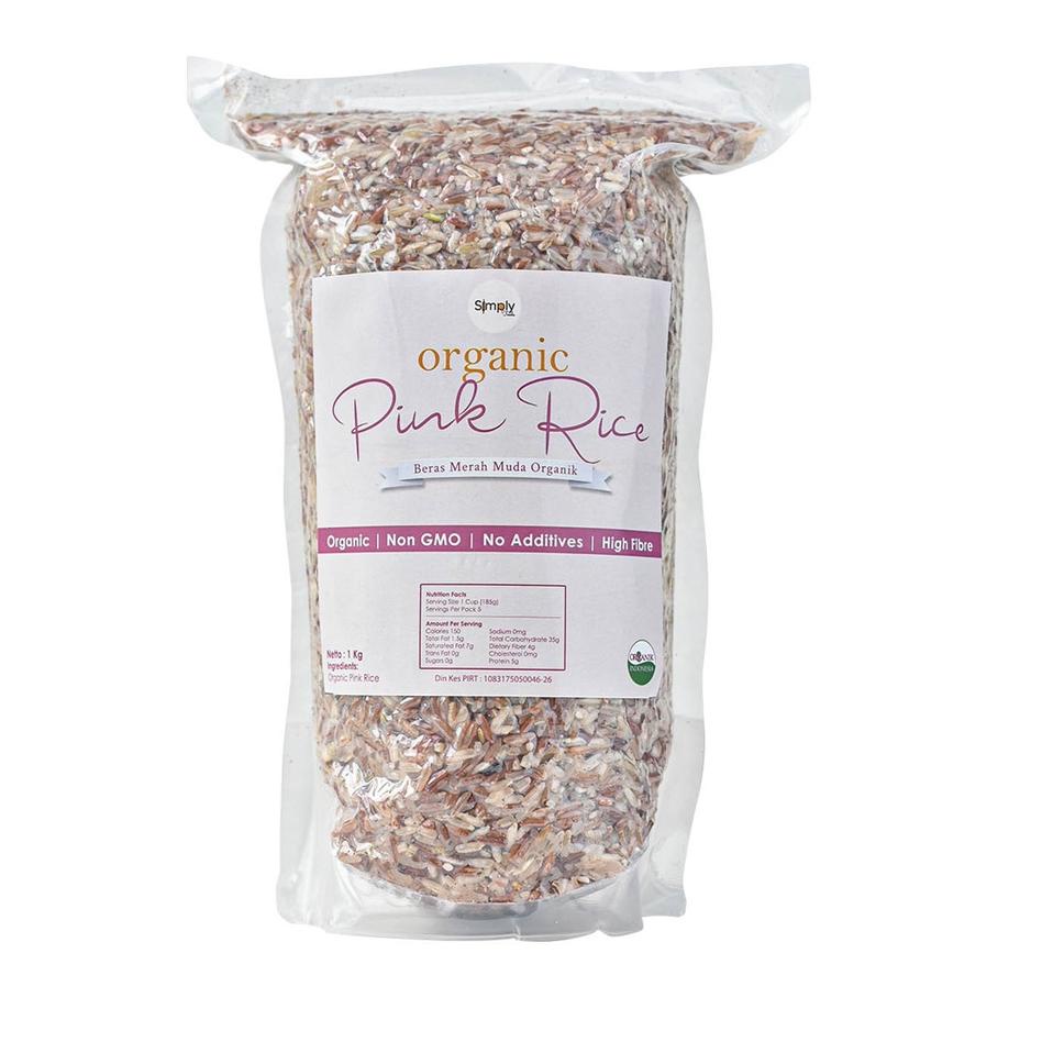 

TERLARIS Simply Organic Pink Rice ( Beras Merah Muda Organik ) 1 Kg serbuuu !