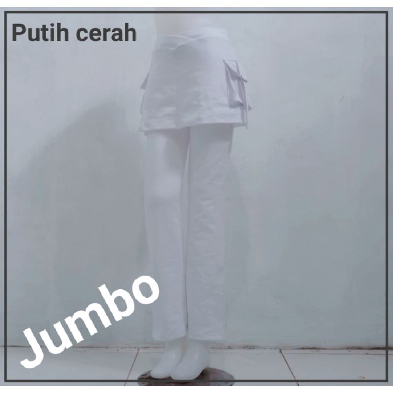 RB (jumbo)CELANA PANJANG ROK JUMBO 3L.4L.5L/BAWAHAN BAJU SENAM BIG SIZE