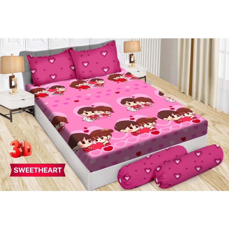 (BISA COD) SPREI BONITA DISPERSE UK 180*200 CM DIJAMIN TIDAK LUNTUR