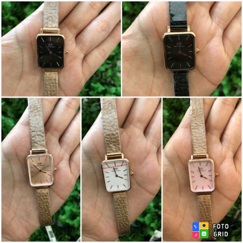 SALE.. JAM TANGAN WANITA DANIEL WELLINGT0N DW KOTAK
