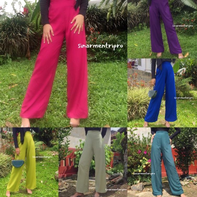 Stok Terbatas Celana Kulot HighWaist Rayon Premium