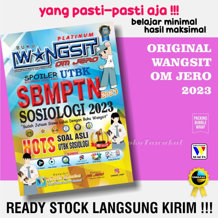 

✨COD✨ Buku Wangsit OM JERO 2023 / UTBK SBMPTN SOSIOLOGI Platinum 2023