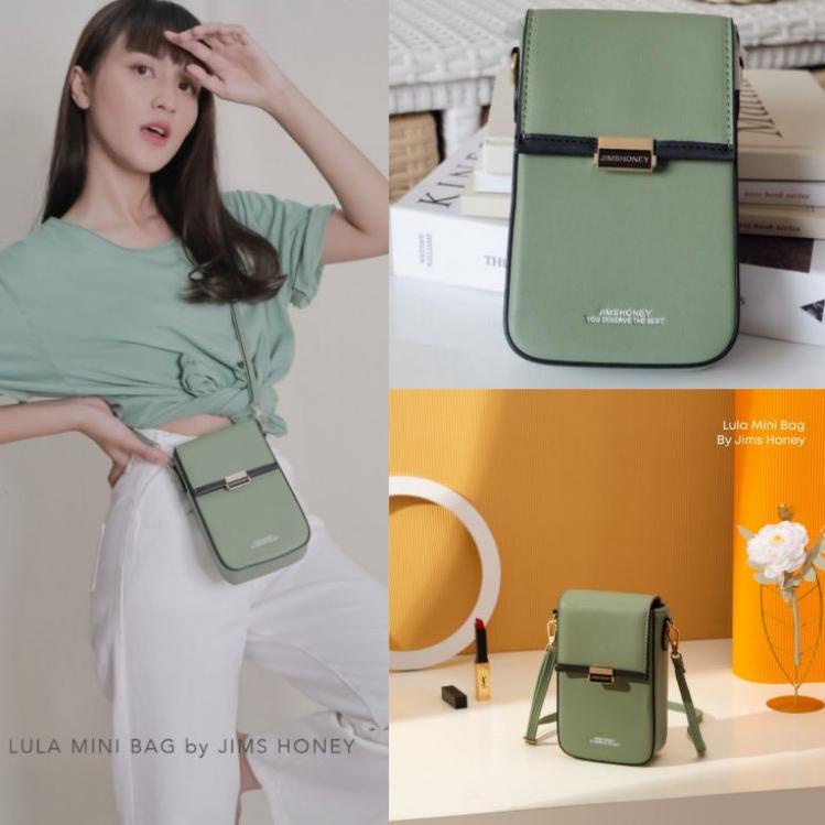 "POS.18Oc22ˣ" LULA MINI BAG tas dompet selempang wanita simpel elegan hangout cewek muat HP dan kart
