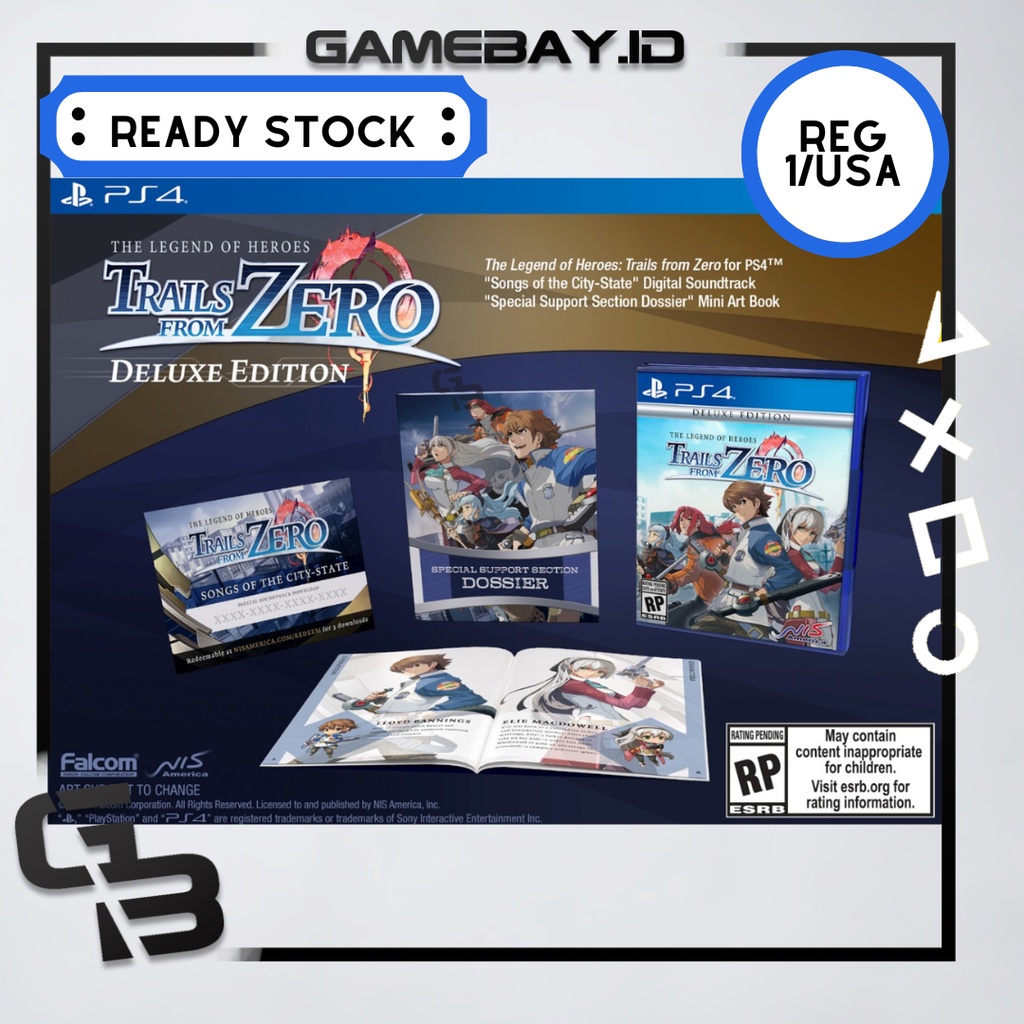 Ps4 The Legend Of Heroes Trails From Zero Deluxe Edition