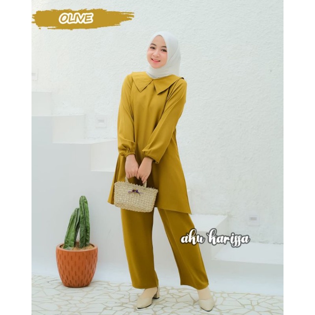 [JOIN RESELLERS] NOVALISA ONESET ORI AKU KARISSA/SETELAN CELANA TERBARU BRAND AKU KARISSA