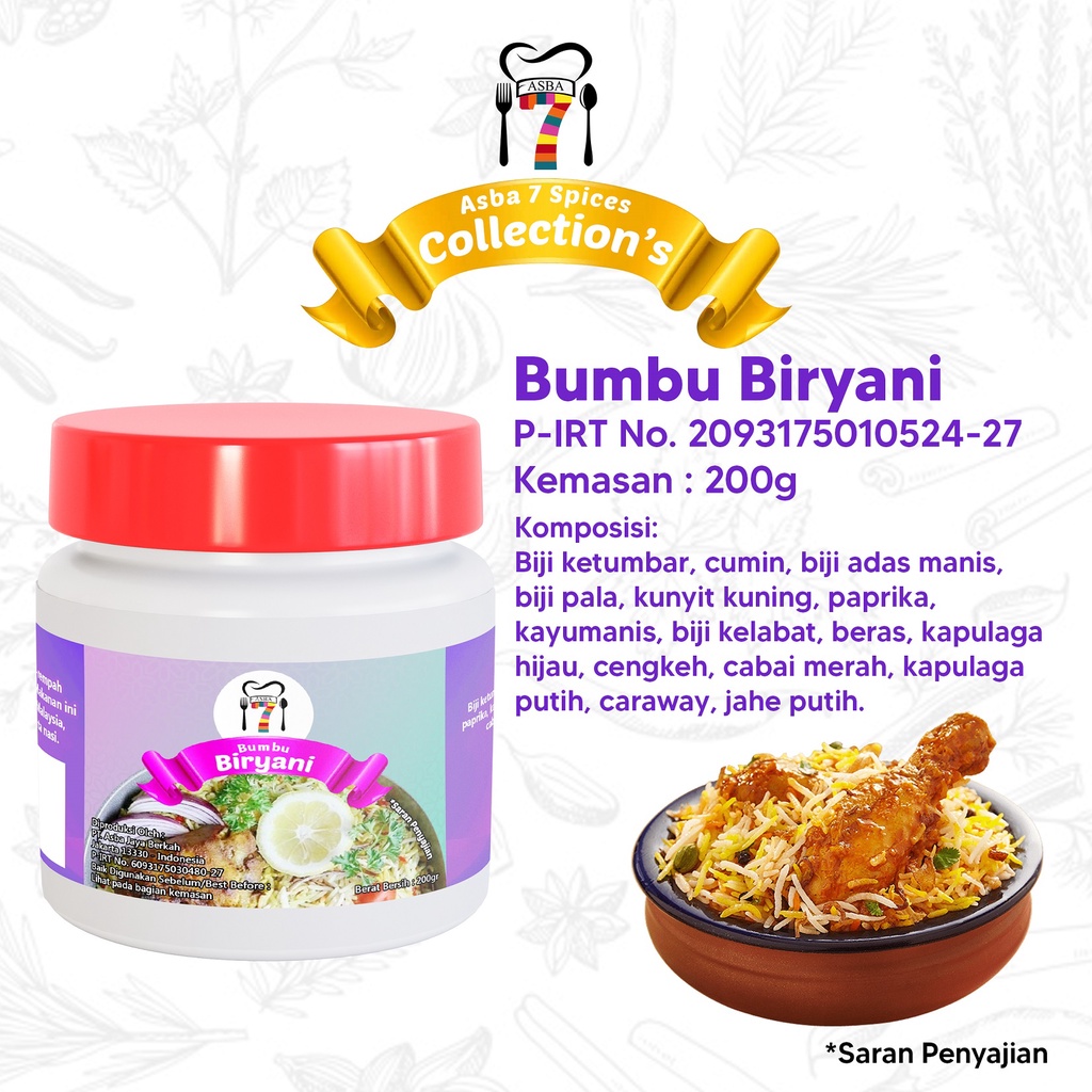 

Asba Briyani Powder 200gr